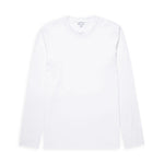 Sunspel Long Sleeve Riviera T-Shirt - White