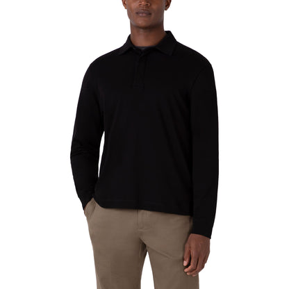 Sunspel Mens Long Sleeve Roll Neck Top Extra-Fine Merino Roll Neck