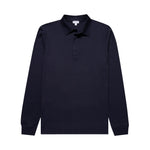 Sunspel Heavyweight Rugby Polo Shirt - Navy