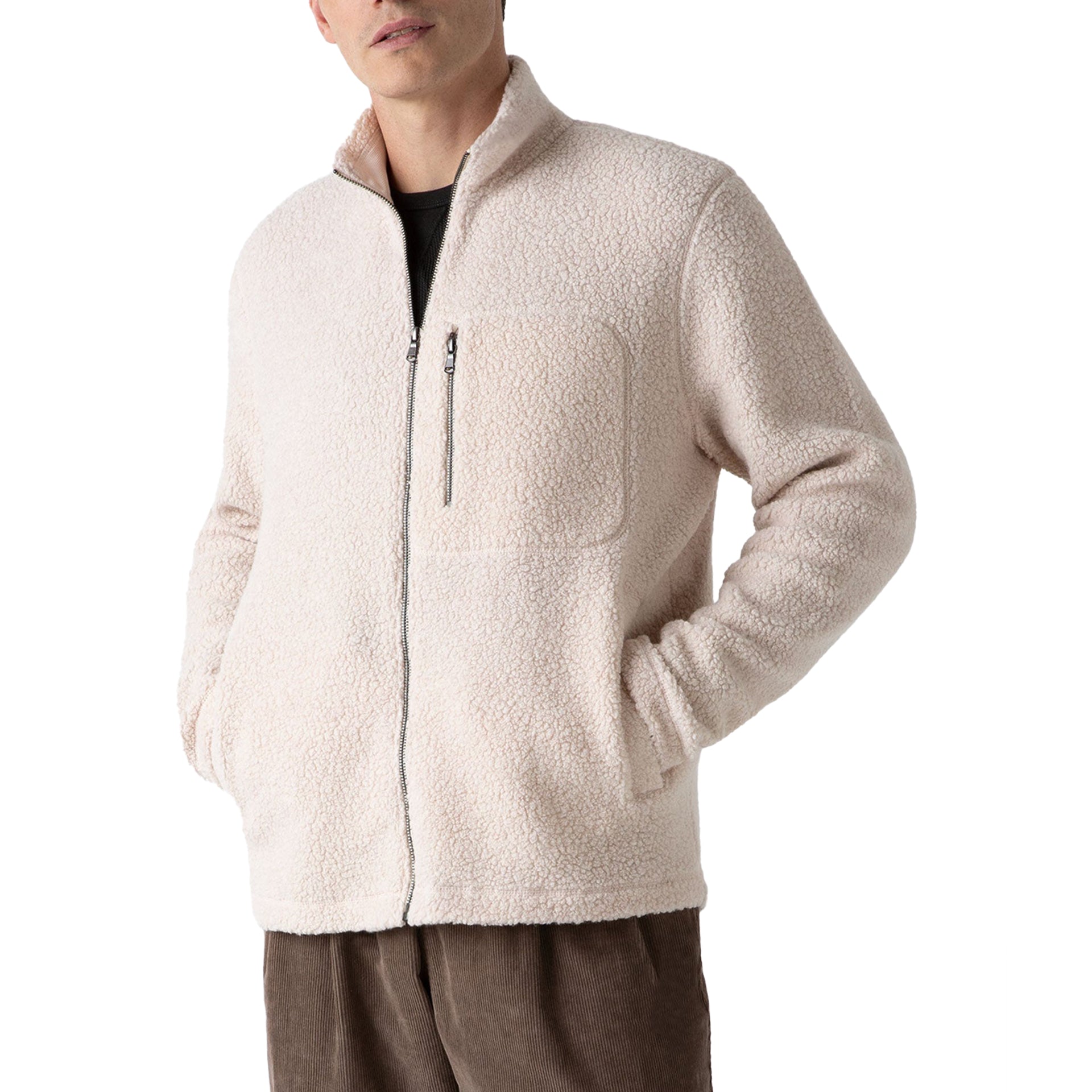 Sunspel Wool Fleece Jacket | Uncrate Supply