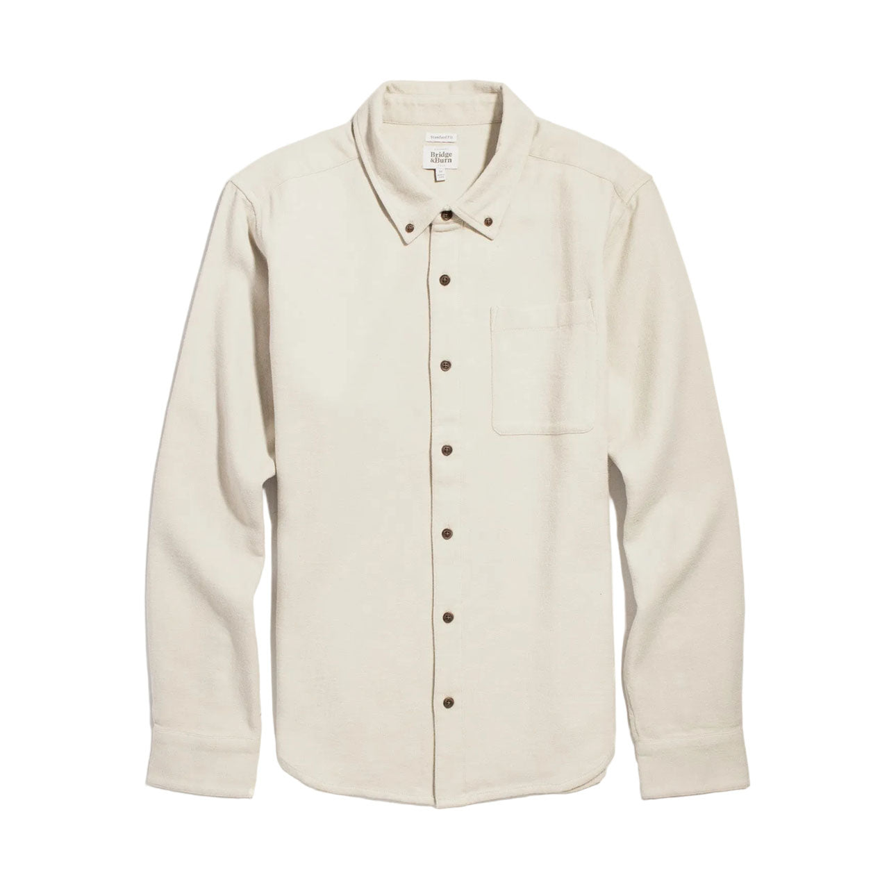 Bridge & Burn Sutton Slim Shirt / Fawn Flannel