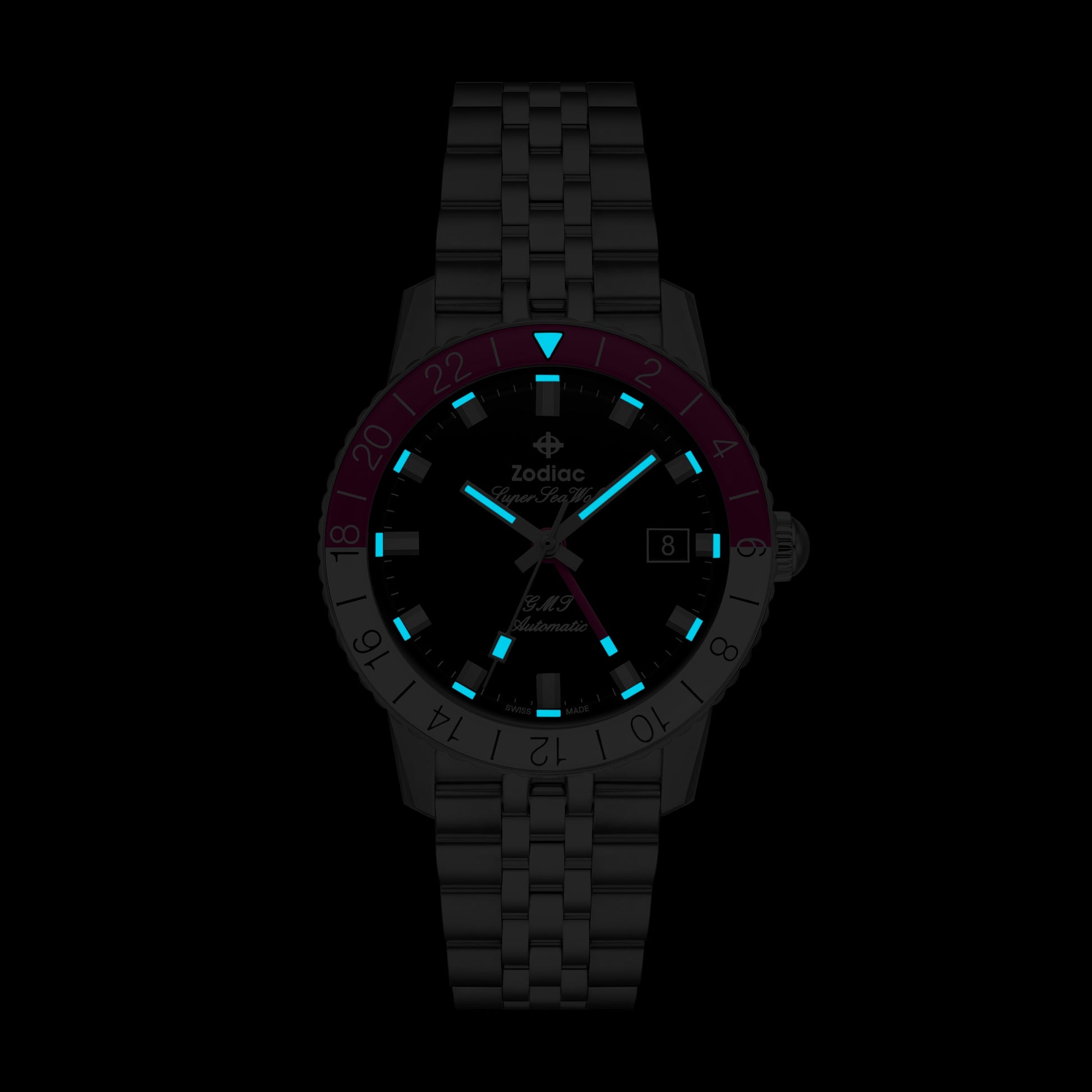 Zodiac Super Sea Wolf GMT Watch