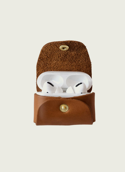 WP Standard Leather AirPods Case Tan