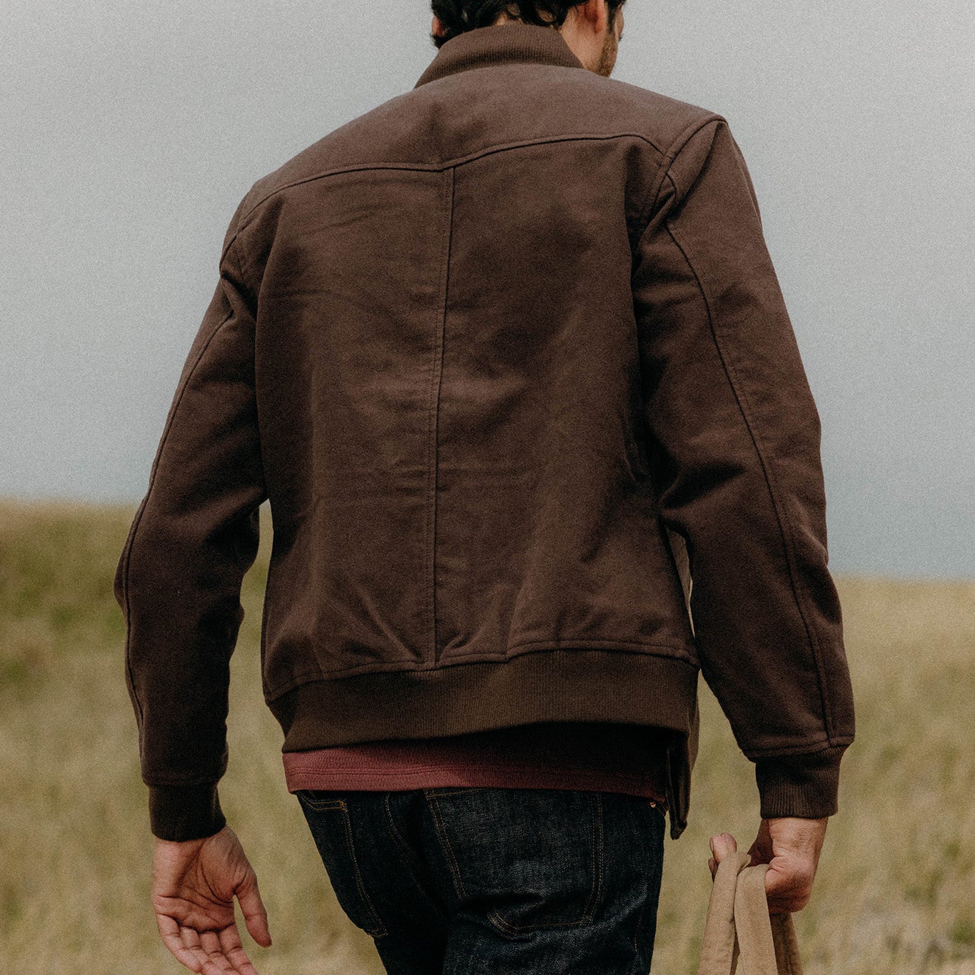 Taylor Stitch Moleskin Bomber | Uncrate Supply