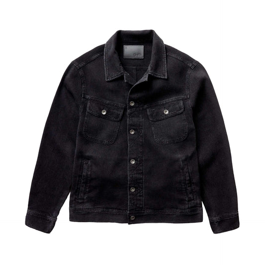 Taylor Stitch Black Indigo Waffle Long Haul Jacket