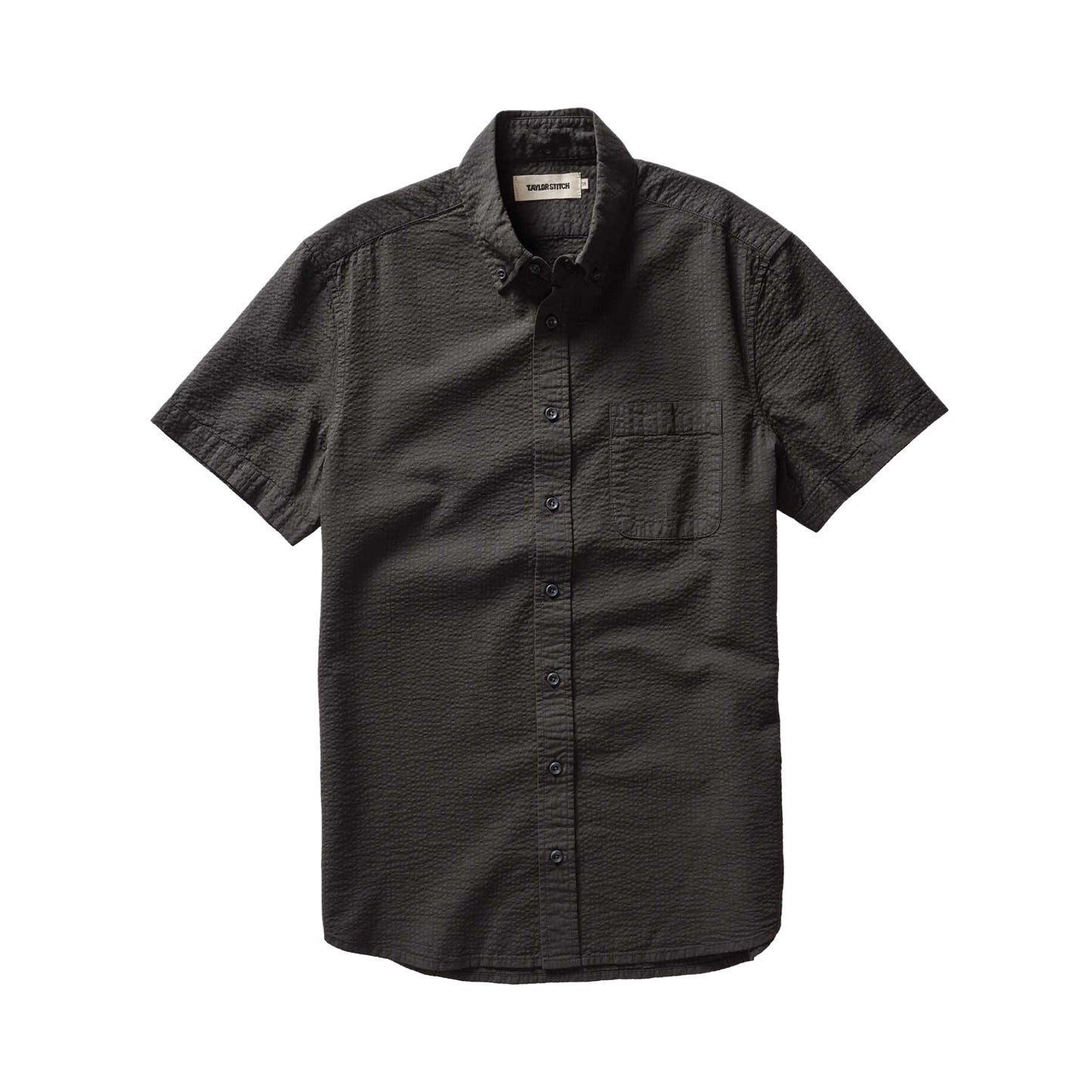 Taylor Stitch Faded Black Seersucker Jack Shirt
