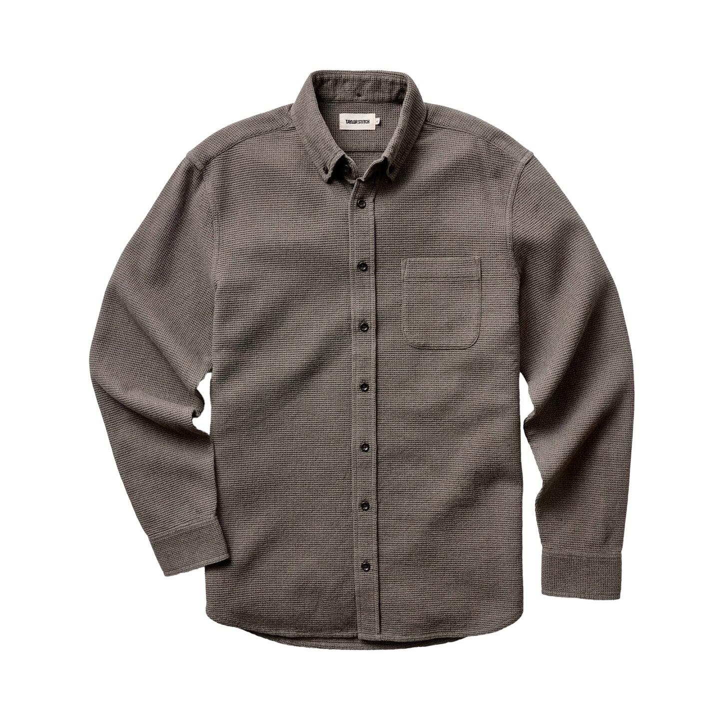 Taylor Stitch Fatigue Olive Waffle Jack Shirt