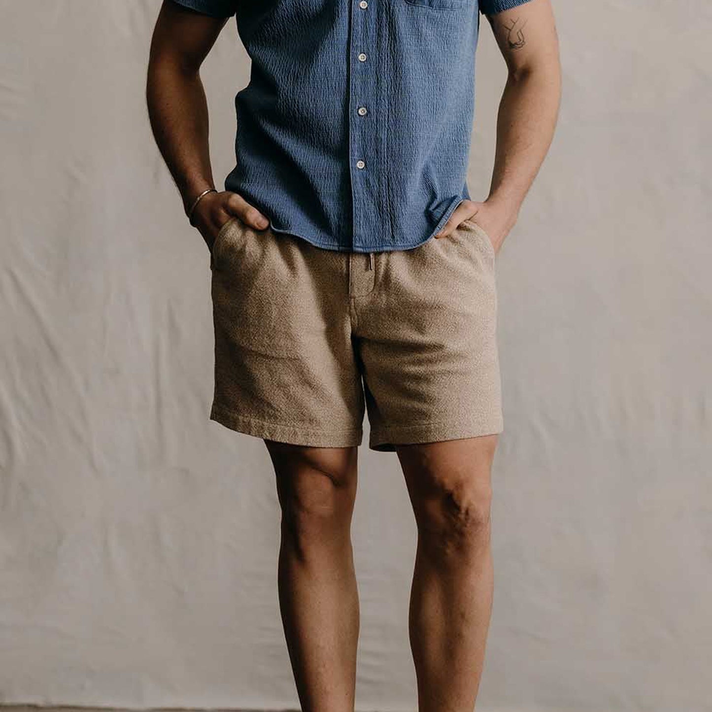Taylor Stitch Linen Tweed Apres Shorts