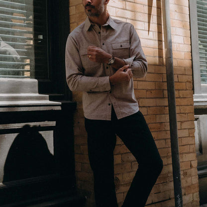 Taylor Stitch Oat Donegal Yosemite Shirt