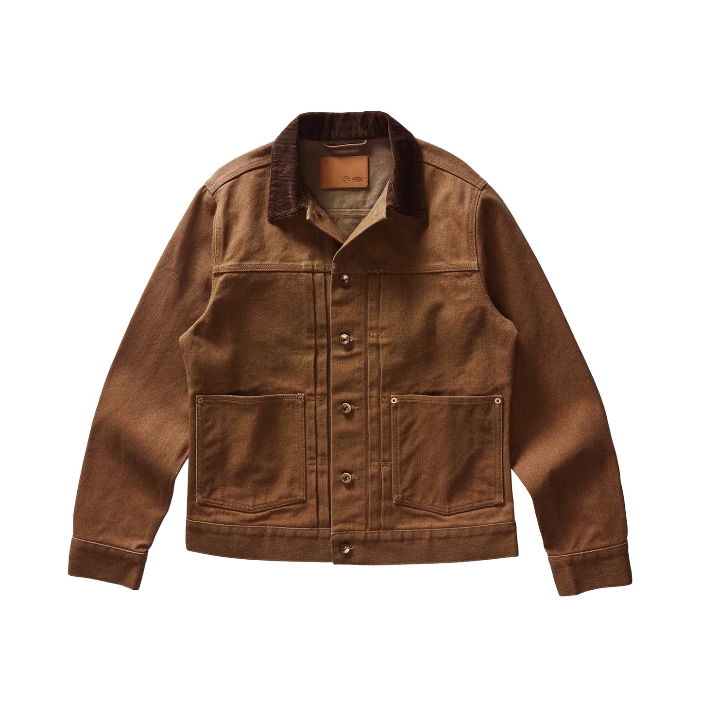 Taylor Stitch Tobacco Chipped Canvas Ryder Jacket
