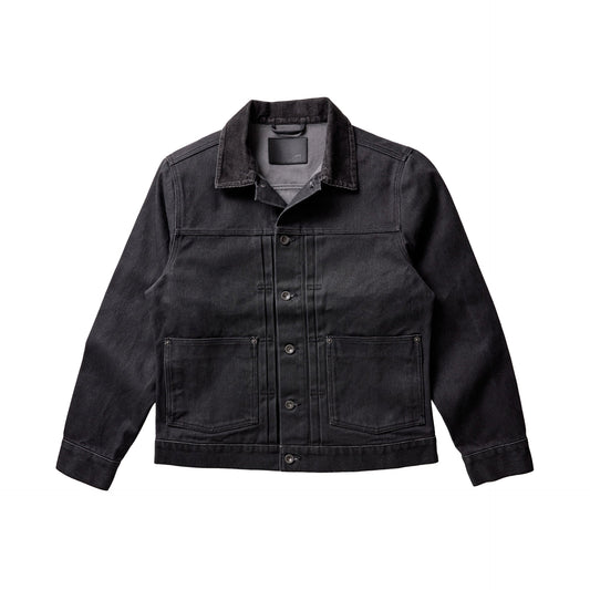 Taylor Stitch Coal Chipped Canvas Ryder Jacket