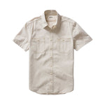 Taylor Stitch Short Sleeve Chambray Utility Shirt - Natural