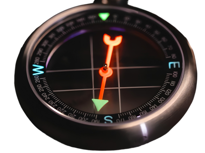 45mm - Heirloom Dual Sapphire Titanium Compass - Gen 3