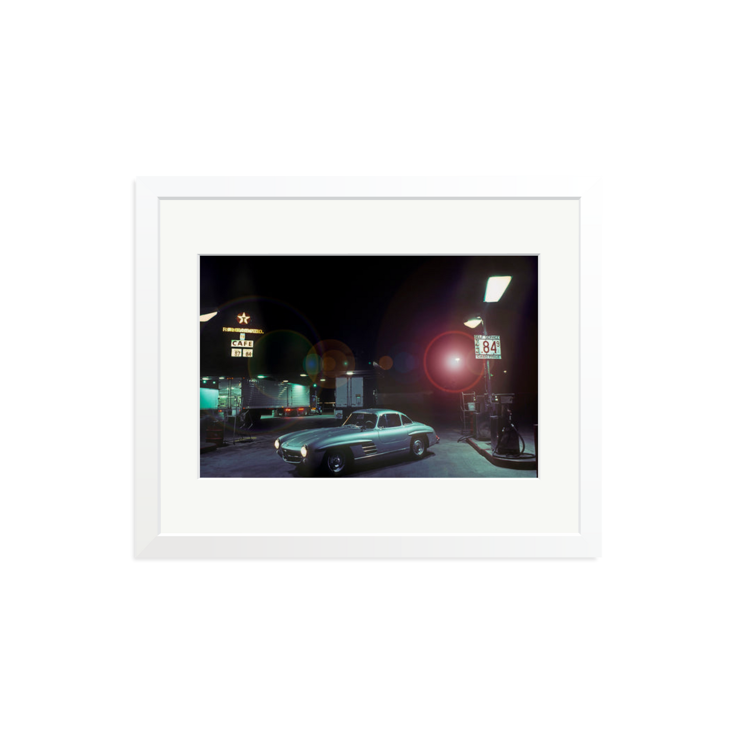 The Gas Station Framed Print