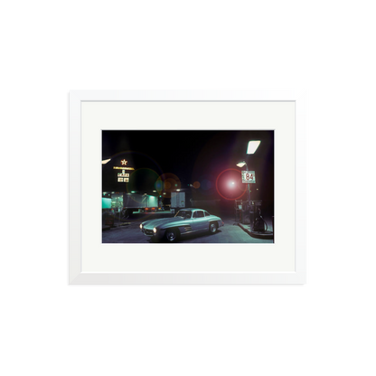 The Gas Station Framed Print