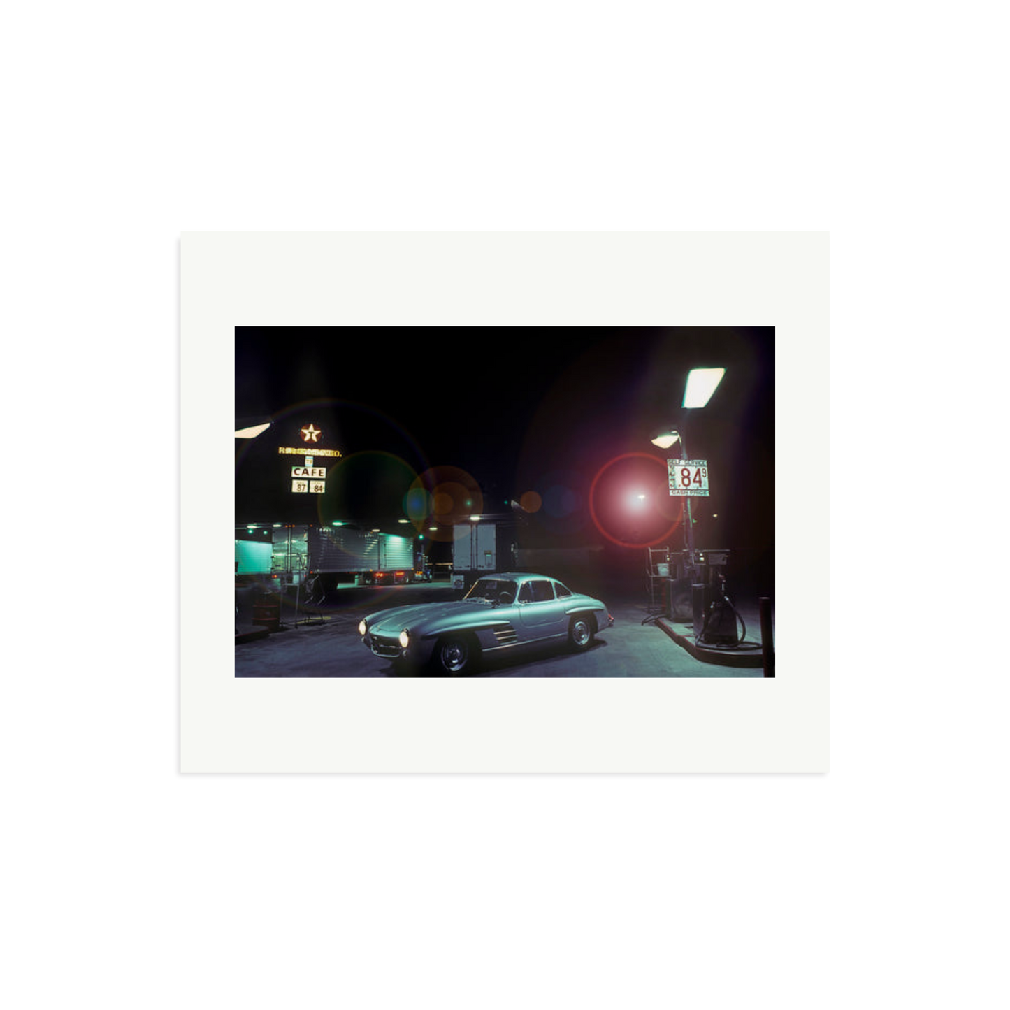 The Gas Station Framed Print