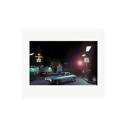 The Gas Station Framed Print
