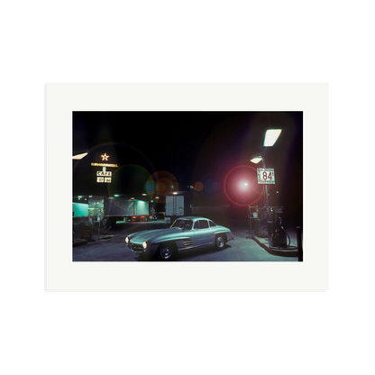 The Gas Station Framed Print Print Only XL