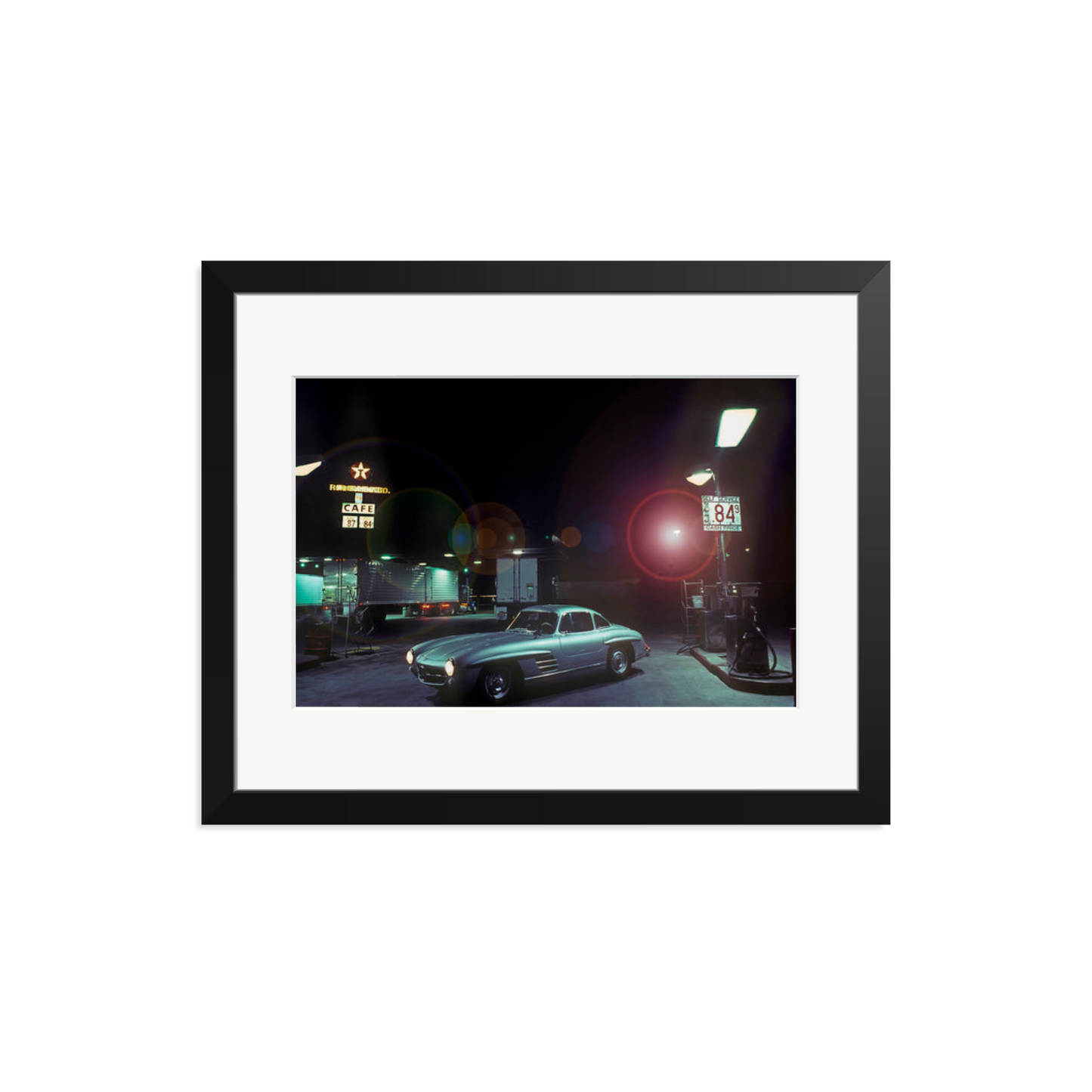 The Gas Station Framed Print