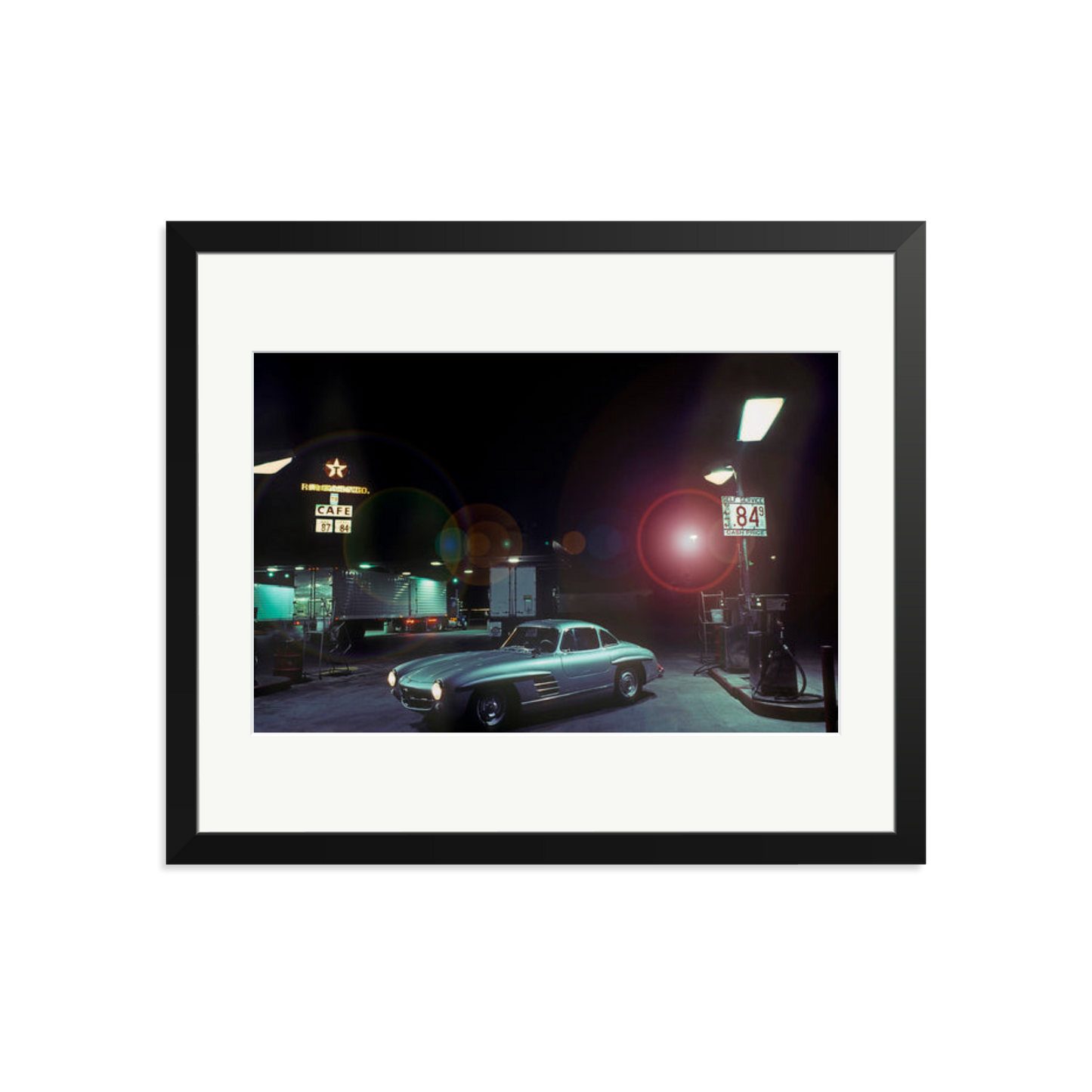 The Gas Station Framed Print