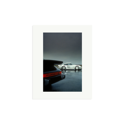 Porsche Test Track Framed Print Print Only Medium