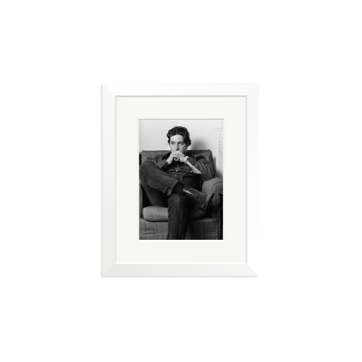 Thoughtful Al Pacino White Small