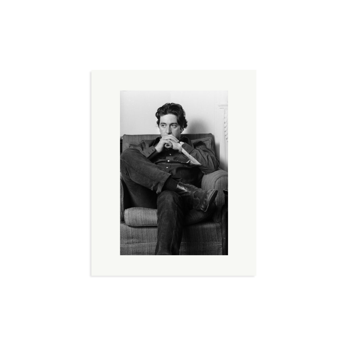 Thoughtful Al Pacino Print Only Medium
