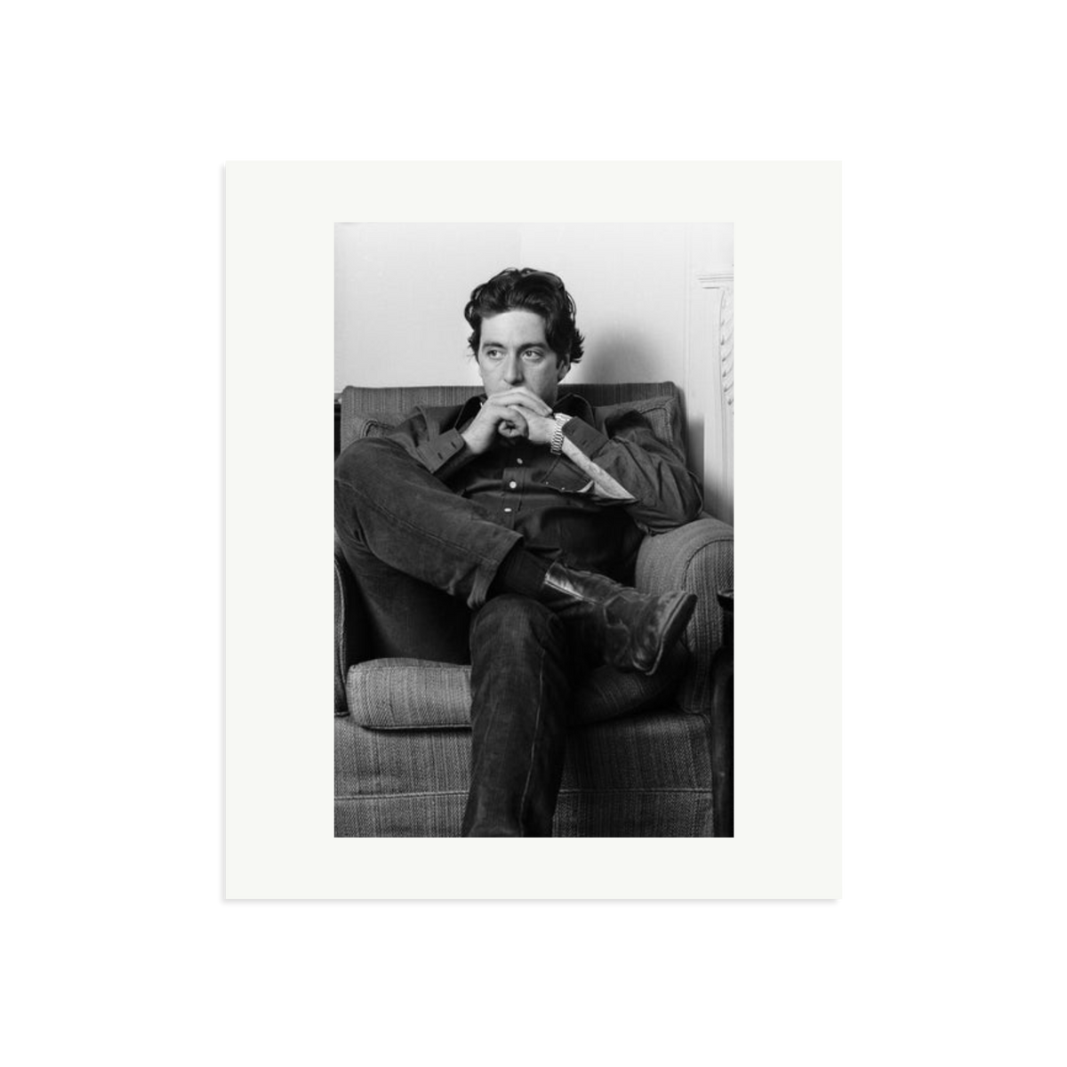 Thoughtful Al Pacino Print Only Large