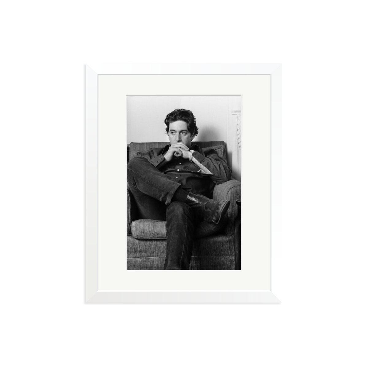 Thoughtful Al Pacino White Medium