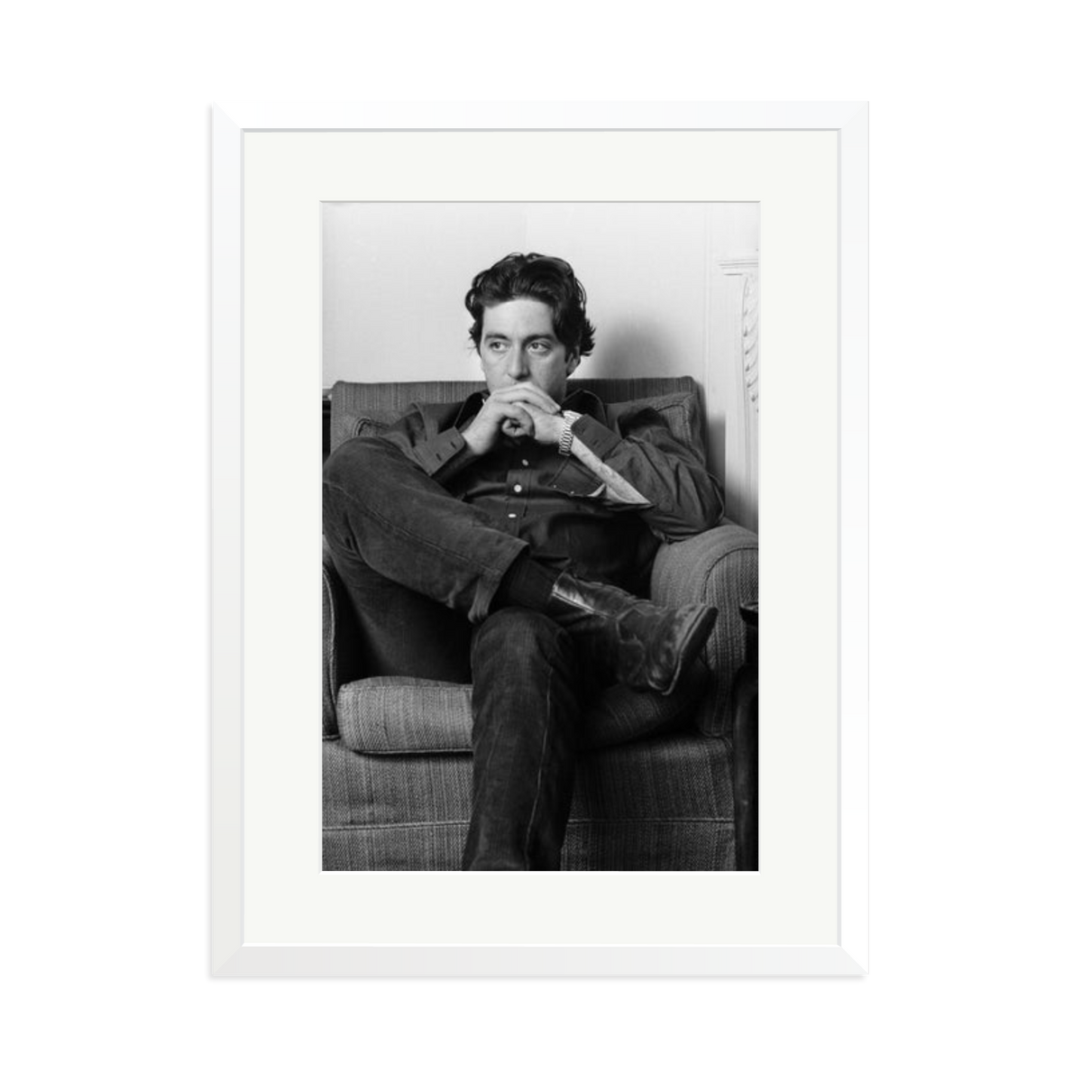 Thoughtful Al Pacino White XL
