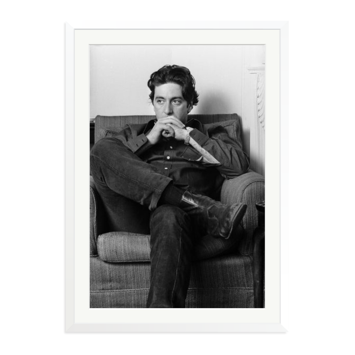 Thoughtful Al Pacino White XXL