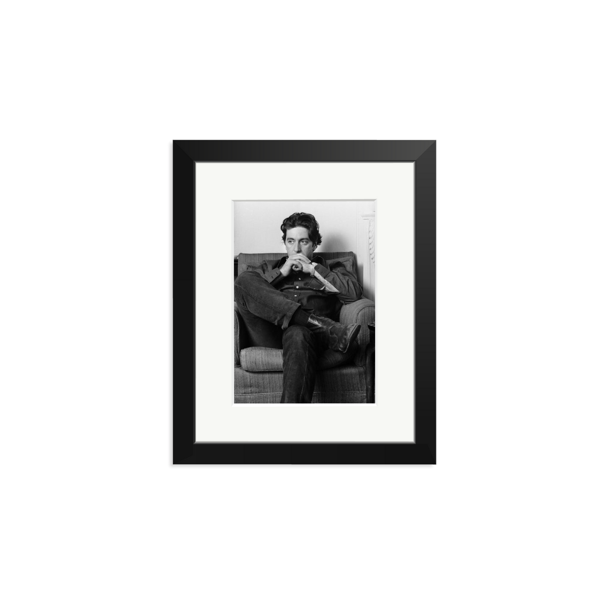 Thoughtful Al Pacino Black Small