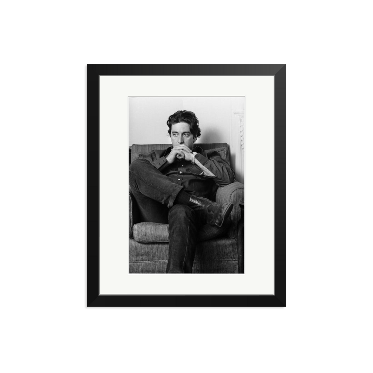 Thoughtful Al Pacino Black Medium