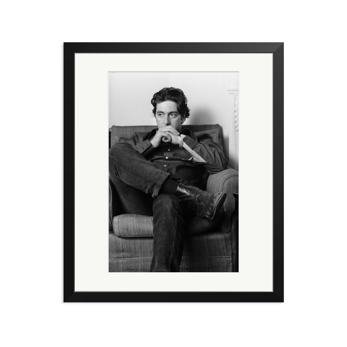 Thoughtful Al Pacino Black Large