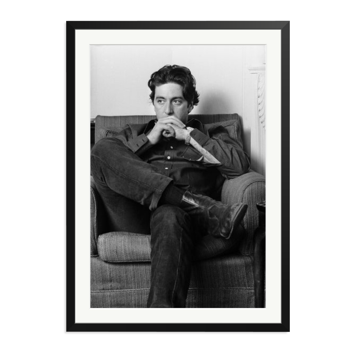 Thoughtful Al Pacino Black XXL