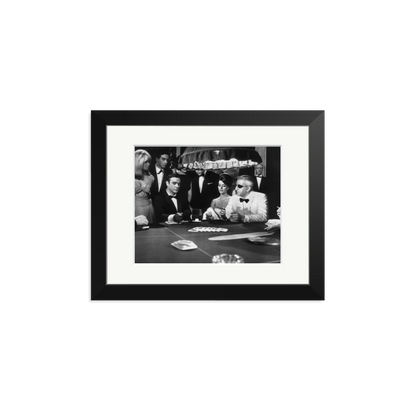 Thunderball Gambling Framed Print Black Small