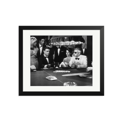 Thunderball Gambling Framed Print Black Medium