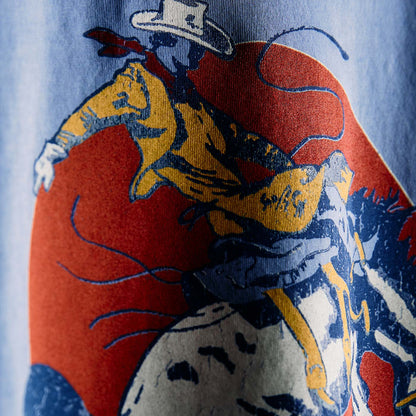 imogene + willie the "next time" tee in blue