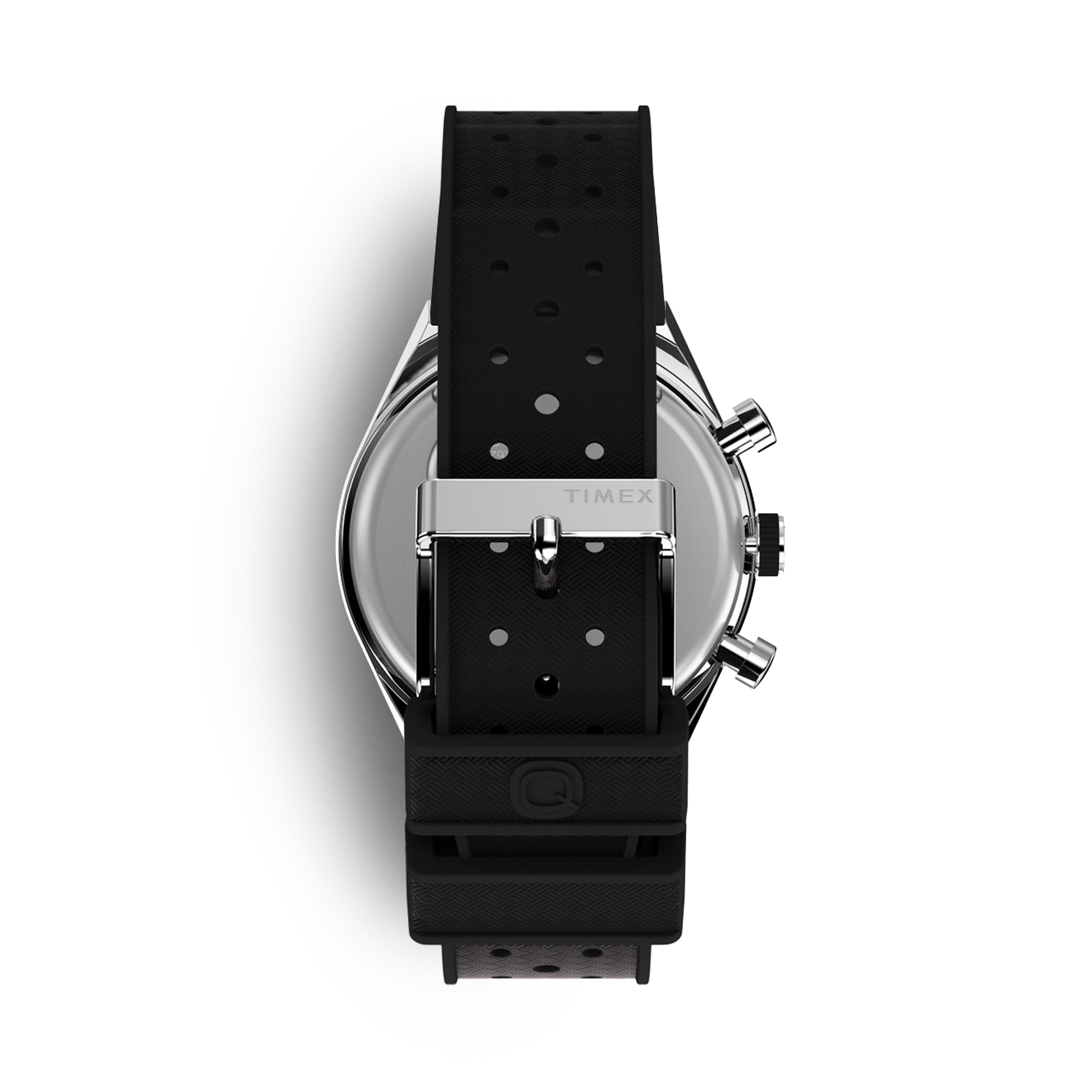 Timex Q GMT-Chronograph mit Kautschukarmband Uncrate Supply