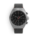 Timex Legacy Tonneau Chronograph Leather Strap Watch - Black