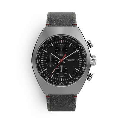Timex Legacy Tonneau Chronograph Leather Strap Watch
