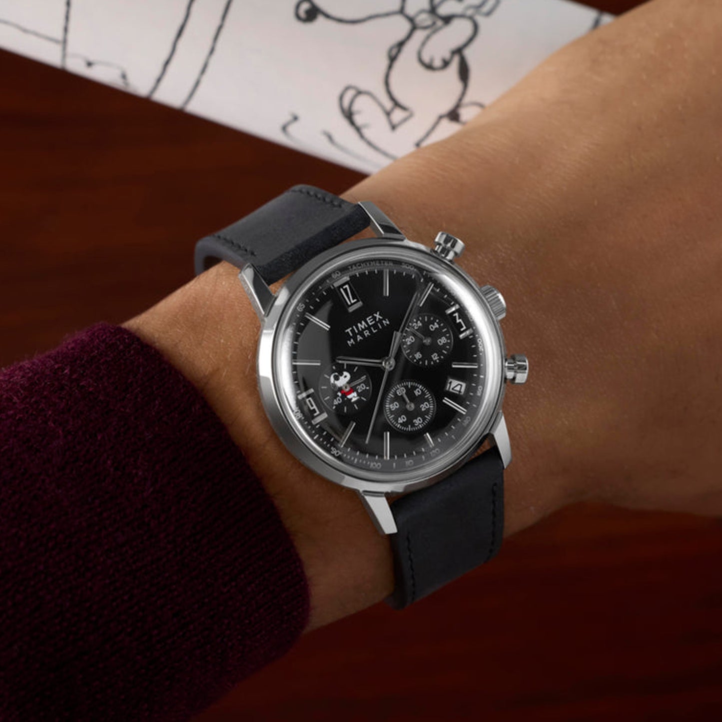 Peanuts x Timex Marlin Chronograph Joe Cool Watch