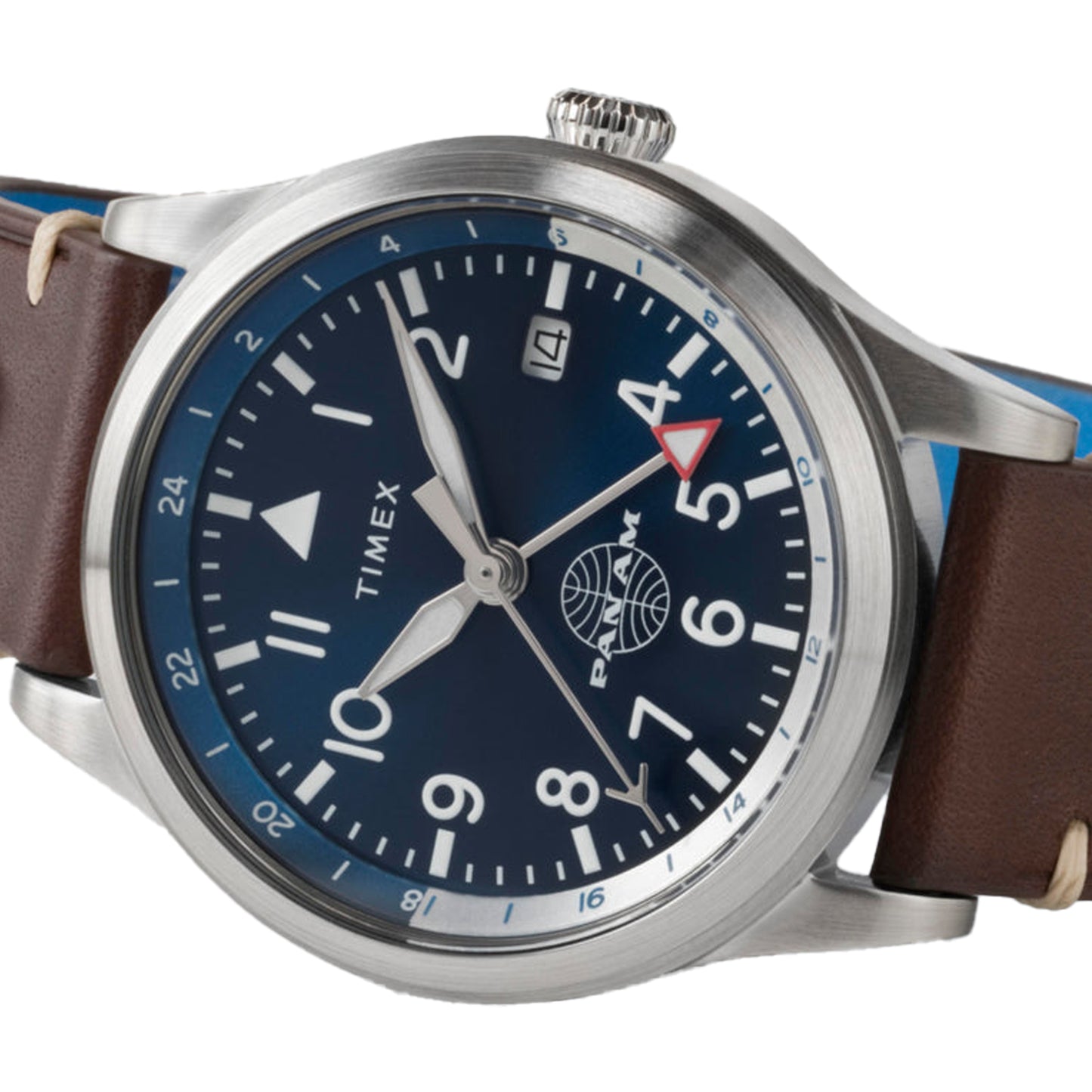 Timex x PanAm Waterbury GMT Watch