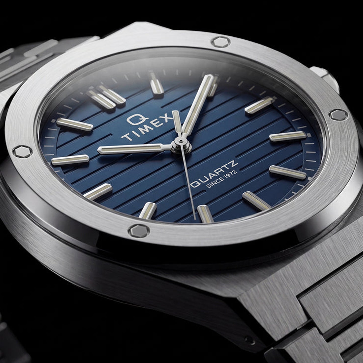 Timex Q Marbella Stainless Steel Watch