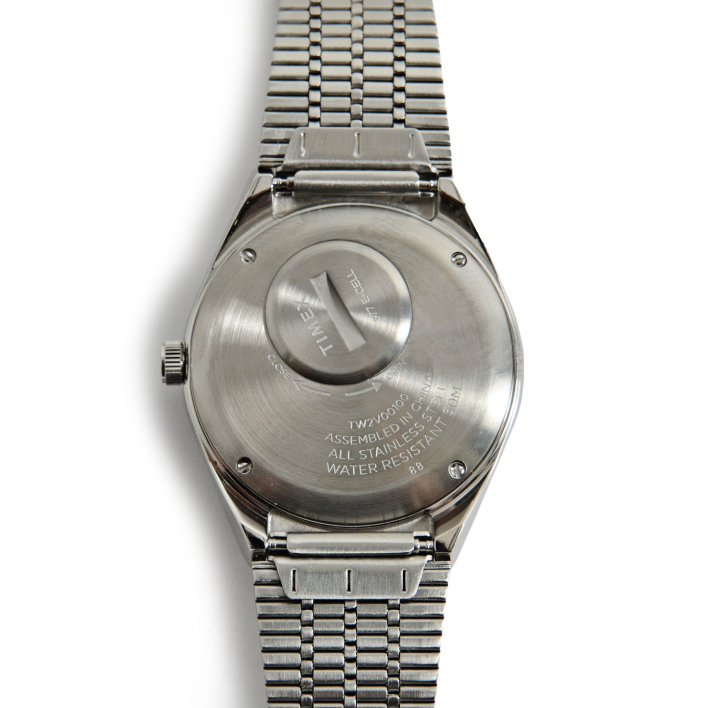 Timex Q-Uhr mit rostfreier Lünette