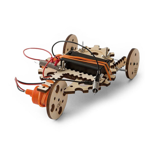 Tinkering Labs Spielzeugbausatz „Elektromotoren“.