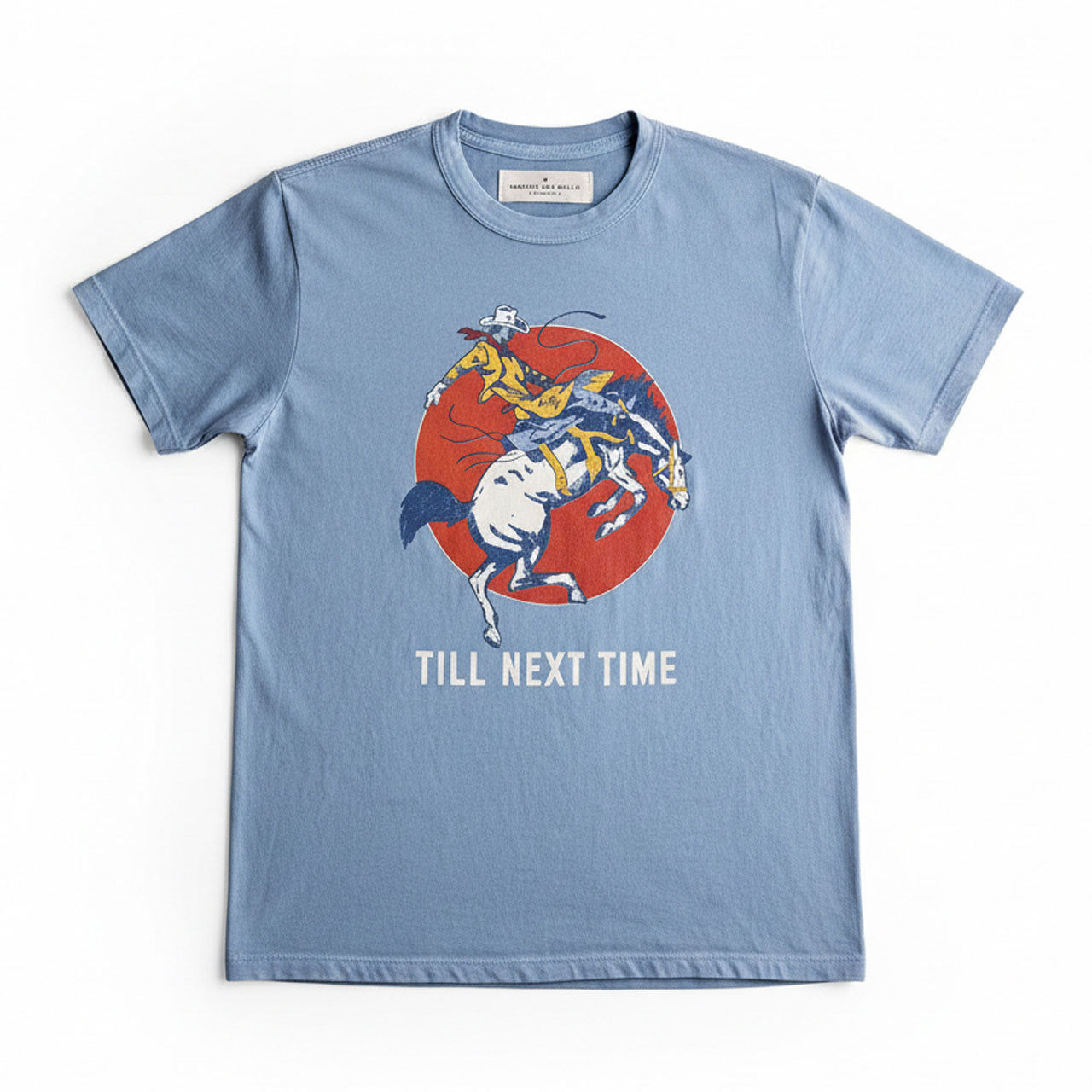 imogene + willie the "next time" tee in blue