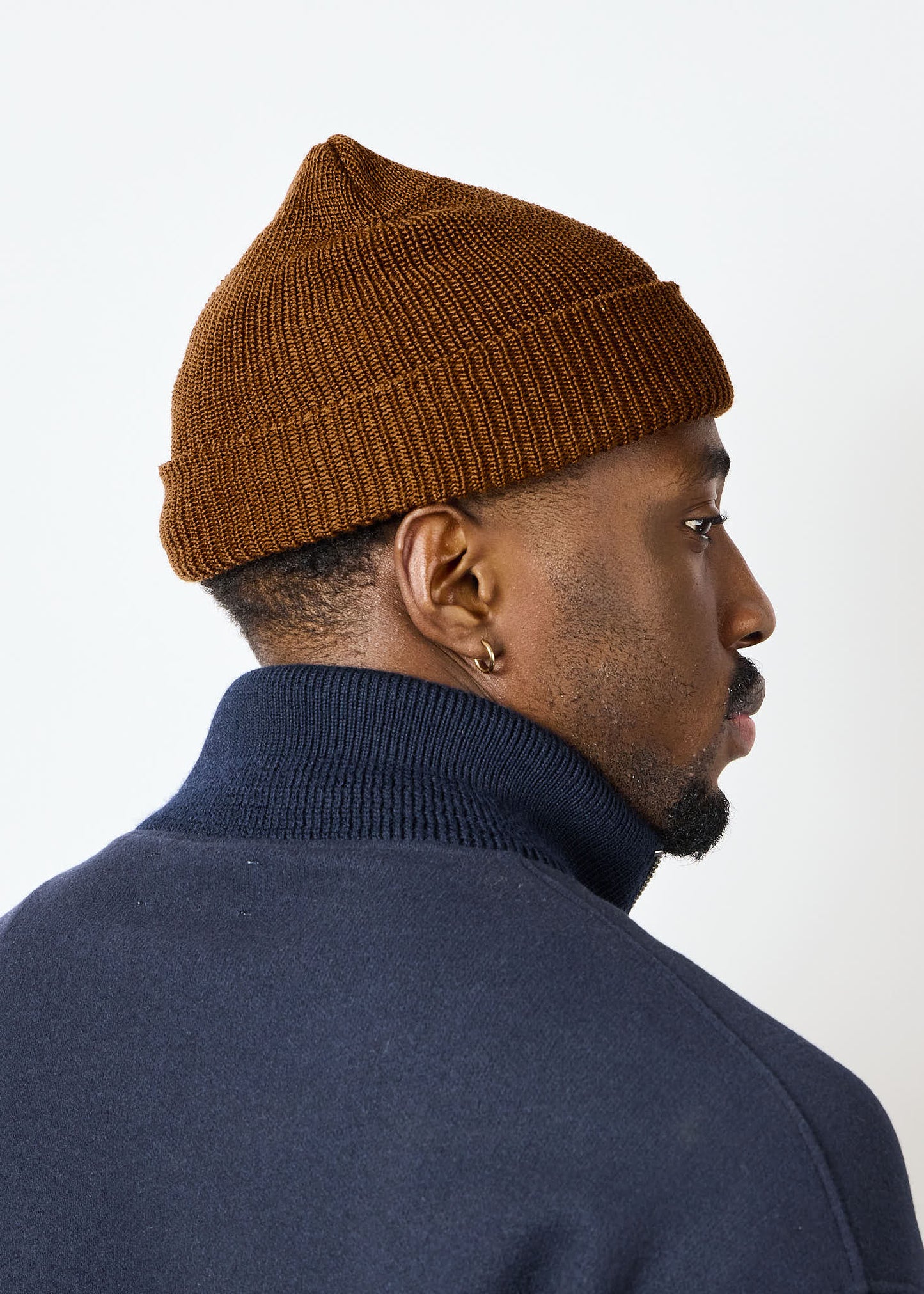 American Trench Merino Cardigan Stitch Beanie