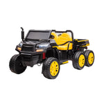 Ride-On 6-wheeler Dump Truck - Black