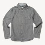 Imperfects Tradesman Button-Down in Chambray - Obsidian